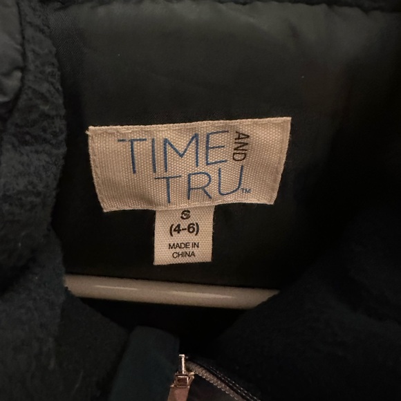 Time and Tru teal Quilted Jacket - Picture 2 of 6